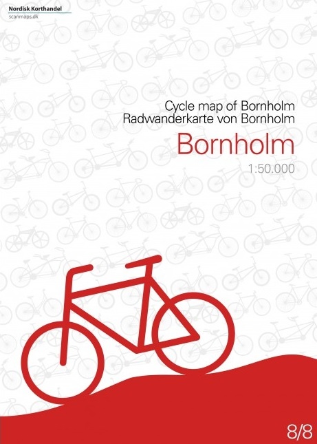 SM-8  Bornholm fietskaart 1:50.000 9788779671102  Scanmaps fietskaarten Denemarken  Fietskaarten Bornholm