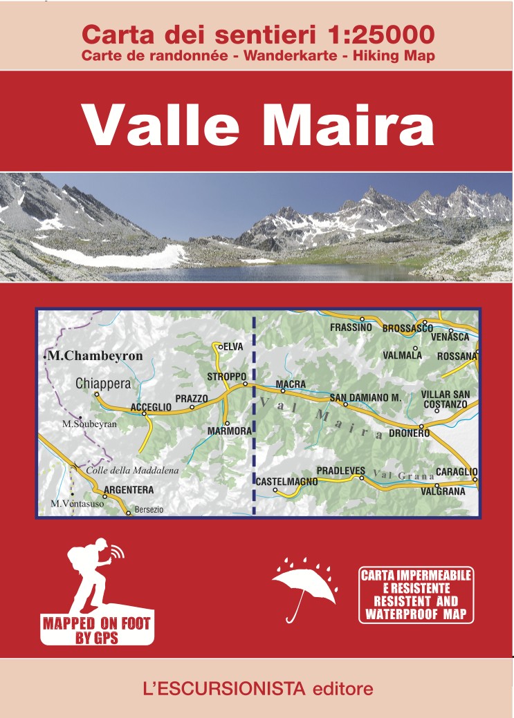 Valle Maira | wandelkaart 1:25.000 9788898520787  Escursionista   Wandelkaarten Turijn, Piemonte
