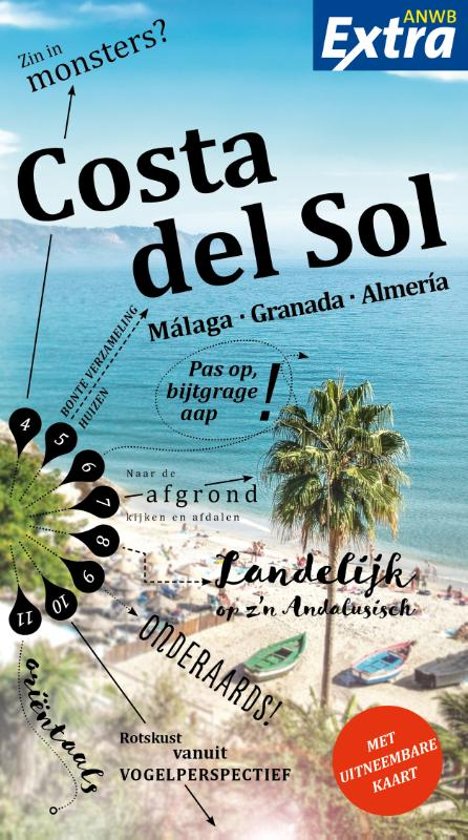 ANWB Extra reisgids Costa del Sol 9789018043155  ANWB ANWB Extra reisgidsjes  Reisgidsen Prov. Málaga & Granada, Grazalema, Sierra Nevada