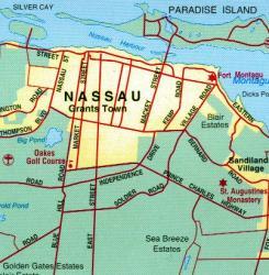 Bahamas | landkaart, autokaart 1:1.100.000 9789941300226  ITM   Landkaarten en wegenkaarten Overig Caribisch gebied
